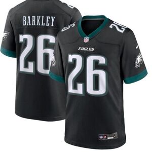 Philadelphia Eagles #26 Saquon Barkley Black Stitched Jersey Men’s M LAST ONE
